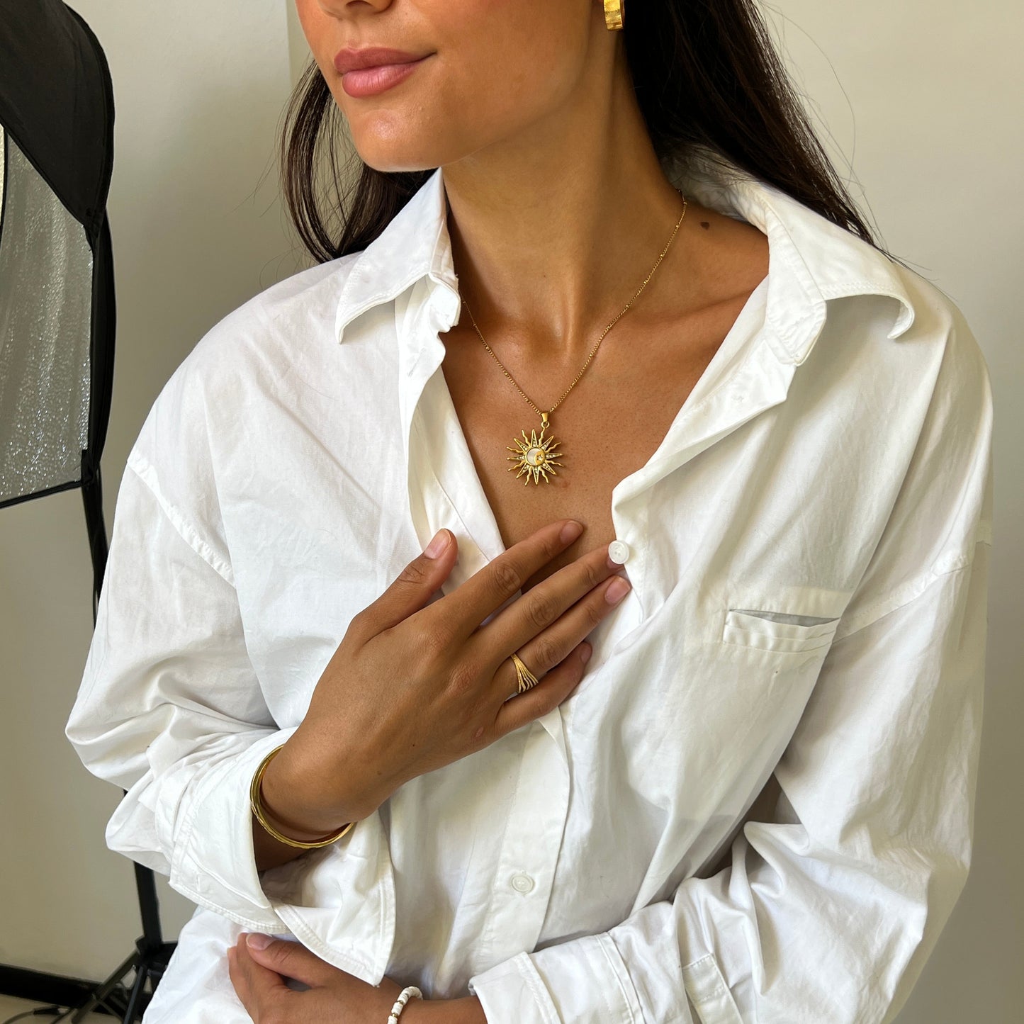 Alba Sun Necklace