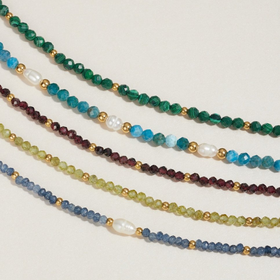 Beaded Emerald Bracelet