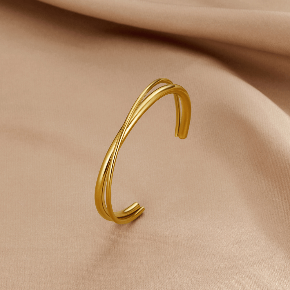 Eva Twisted Gold Bracelet