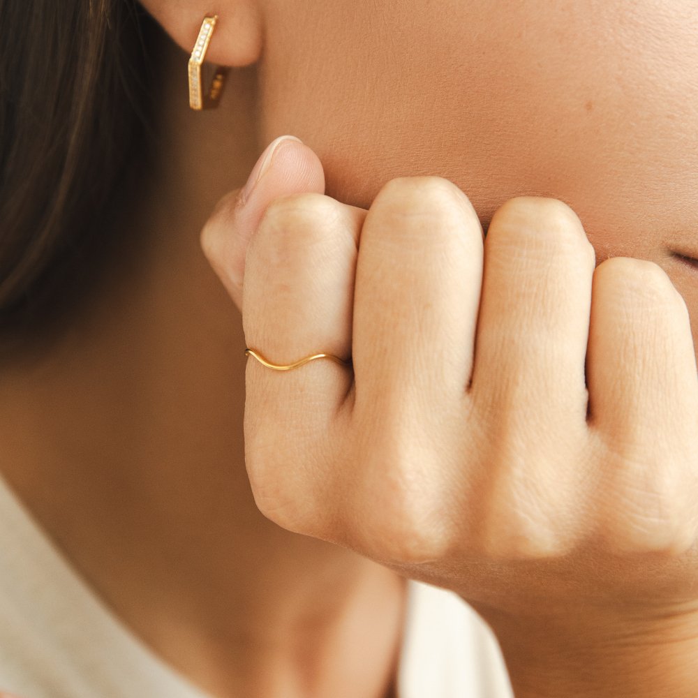 Tina Stackable Gold Ring
