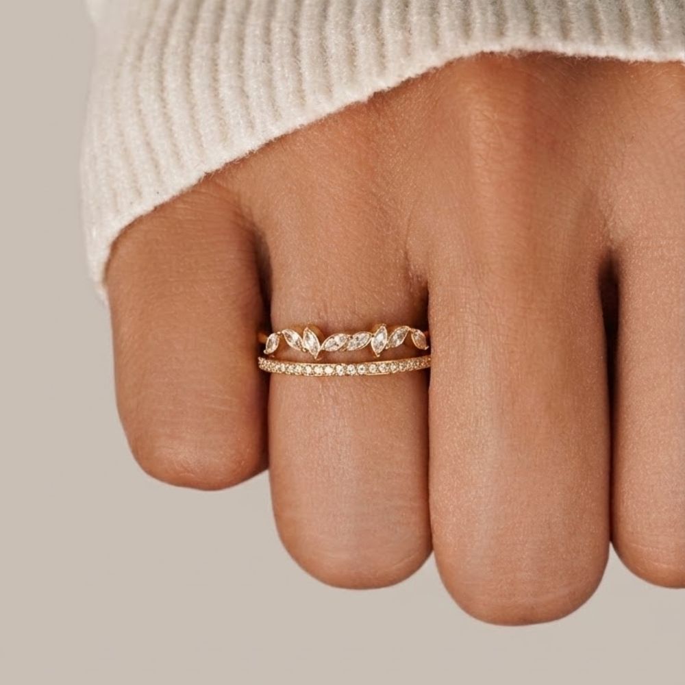 Mia Gold Crystal Ring