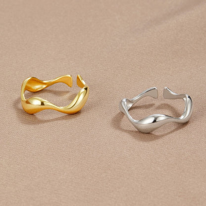 Wave Gold Ring
