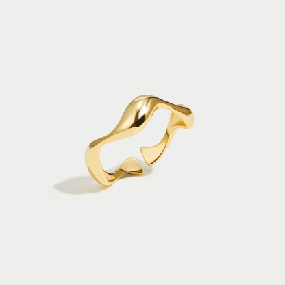 Wave Gold Ring