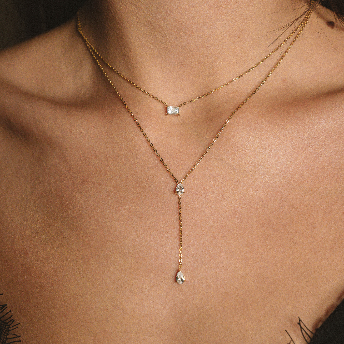 Teardrop Pendant Necklace