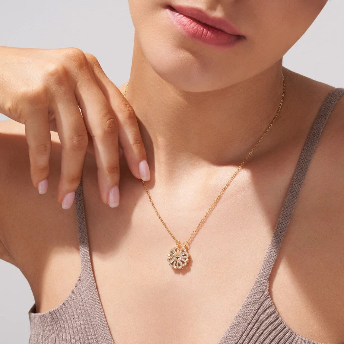 Elegant Lucky Heart Necklace