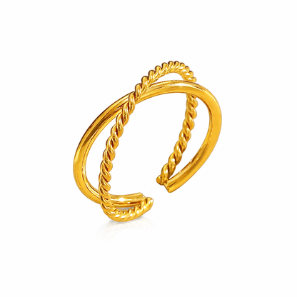 Ara Interlaced Ring