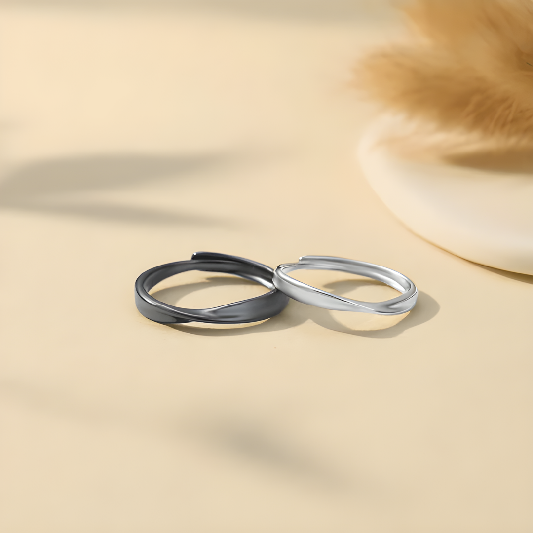Love Promise Ring Set for Couples