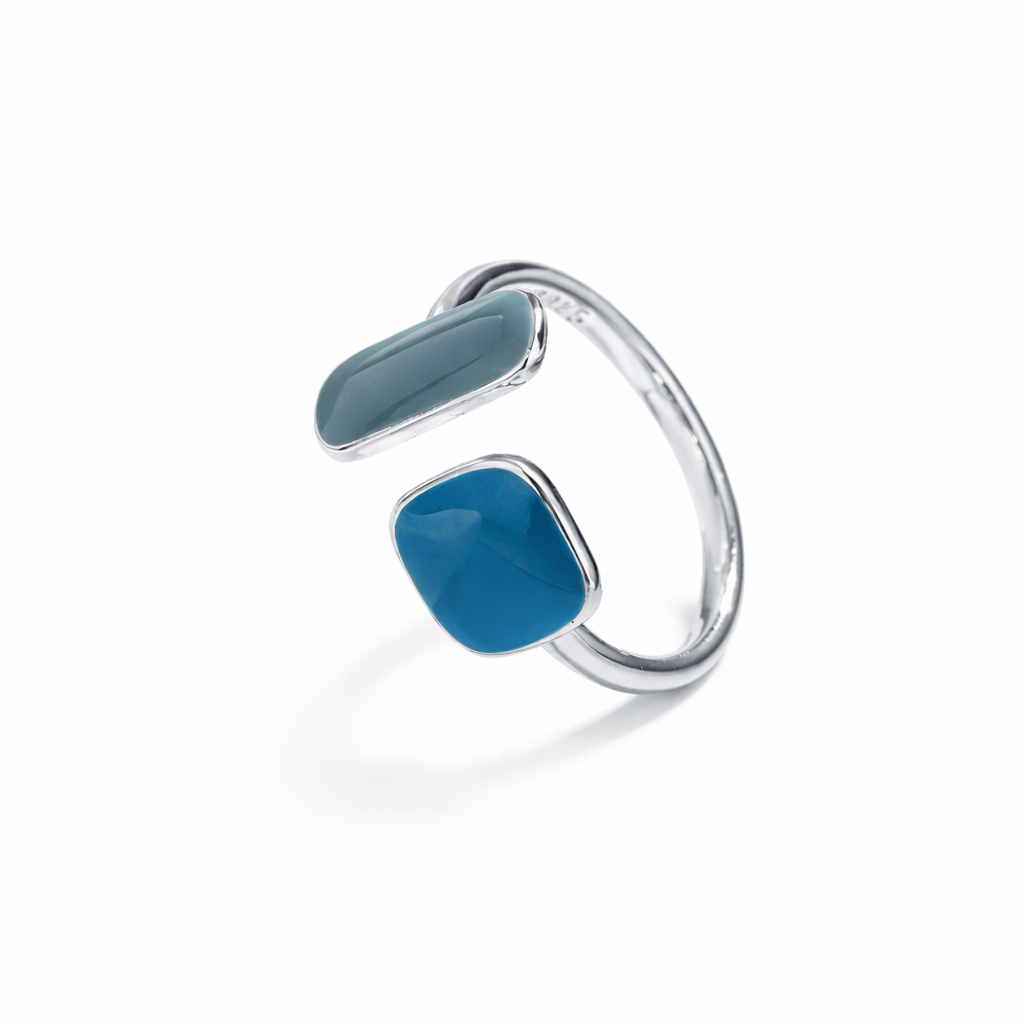 Aquamarine Silver Ring