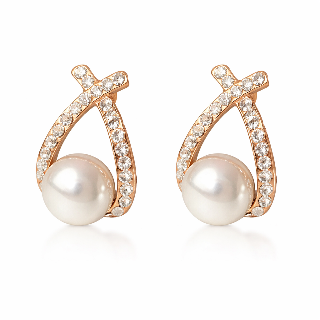 Pearl & Sequin Earrings