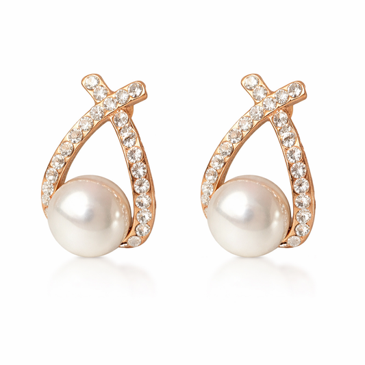Pearl & Sequin Earrings