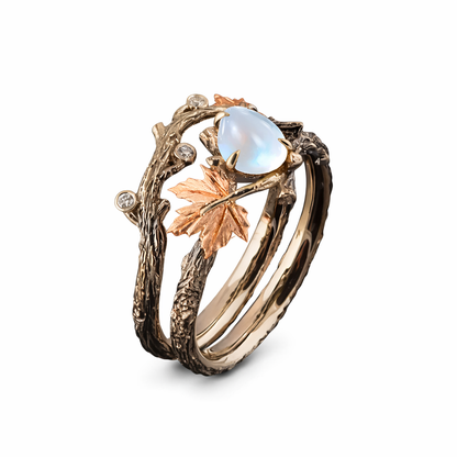 Natural Moonstone Ring