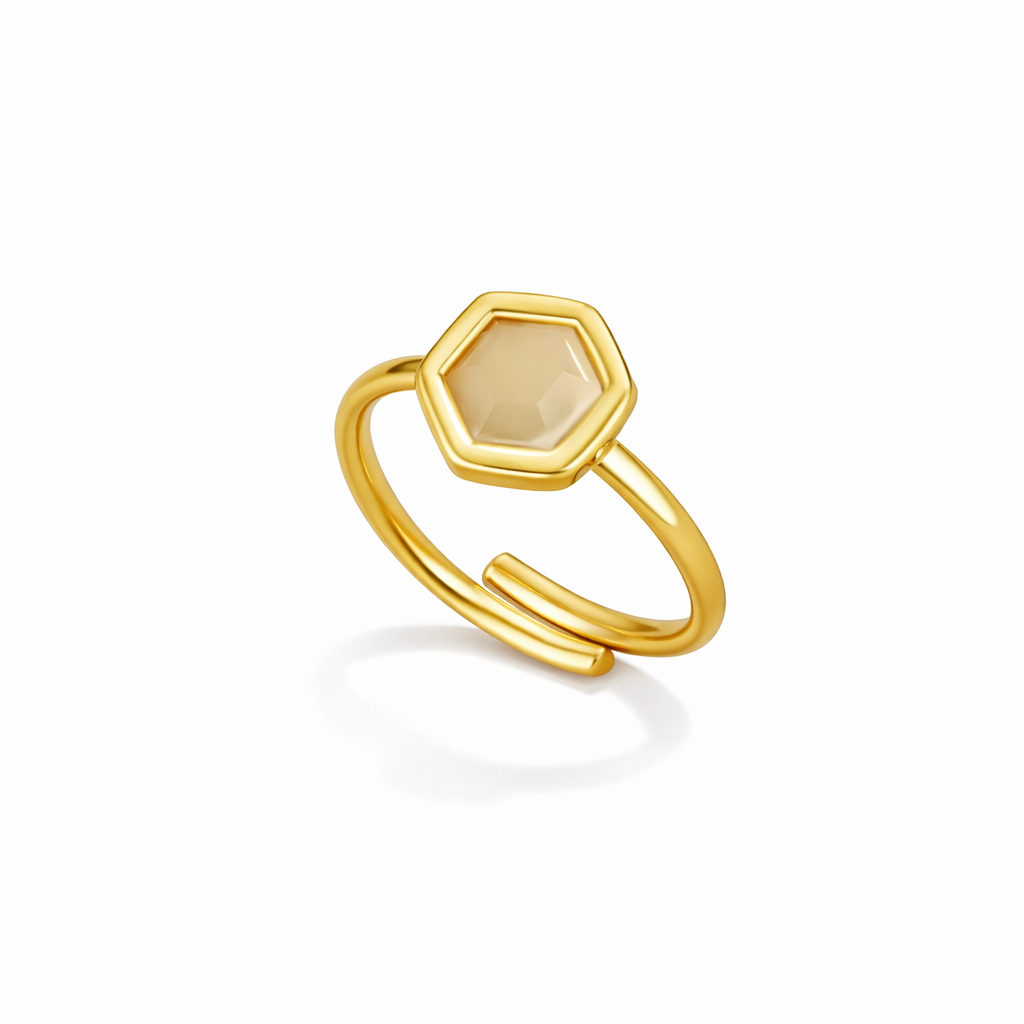 Ember Gold Stone Ring