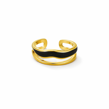 Sahara Black & Gold Ring