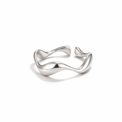 Wave Silver Ring
