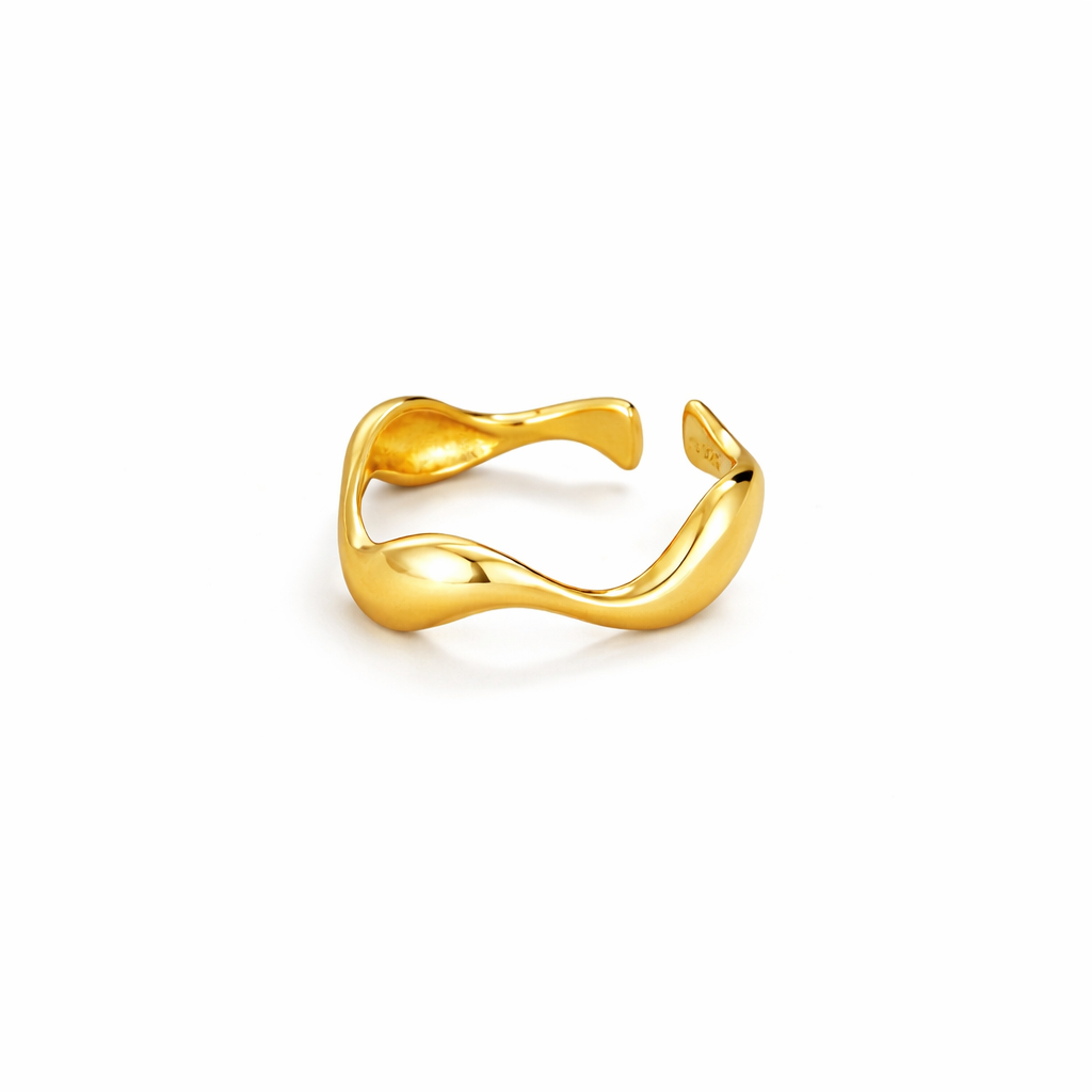 Wave Gold Ring
