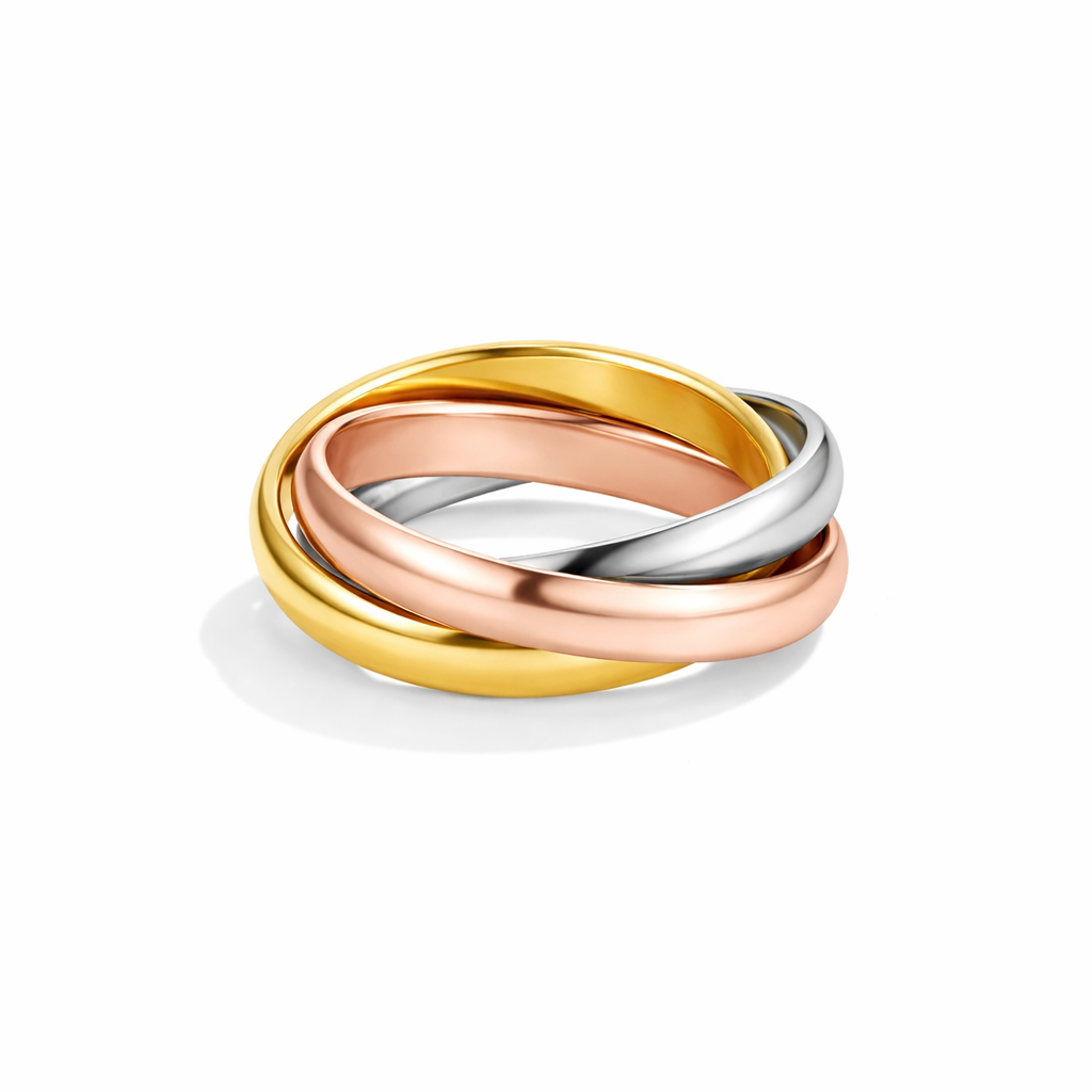 Elena Two-Tone Loop Ring