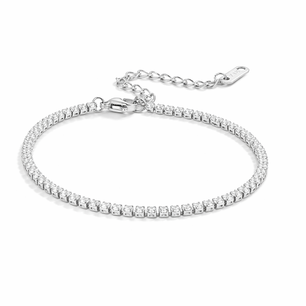 Cordelia Silver Tennis Bracelet