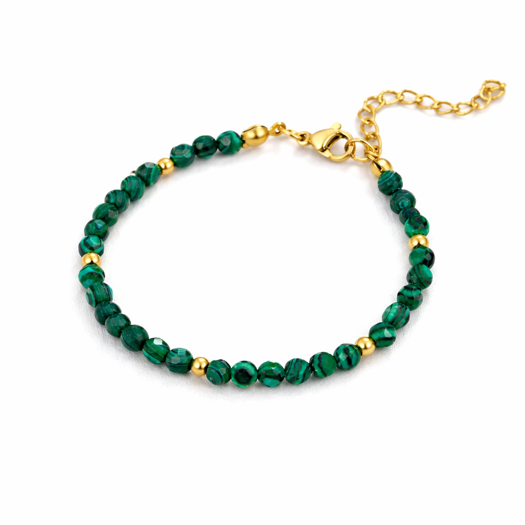 Beaded Emerald Bracelet
