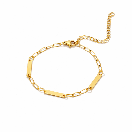 Hailey Gold Chain Bracelet