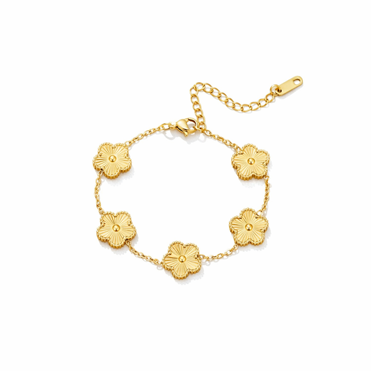 Gold Clover Bracelet