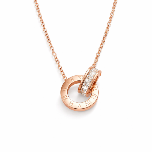 Rose Gold Infinity Necklace