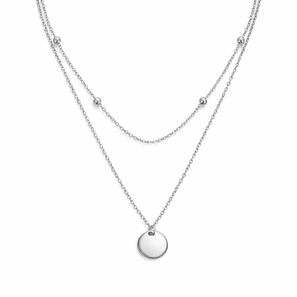 Layered Disc Necklace