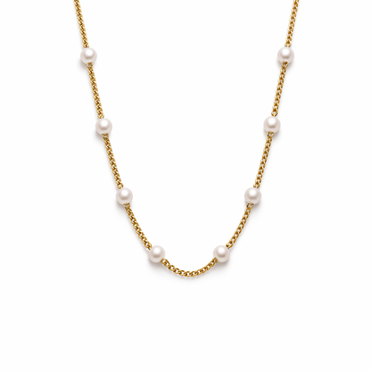 Nura Pearl Necklace 18K Gold