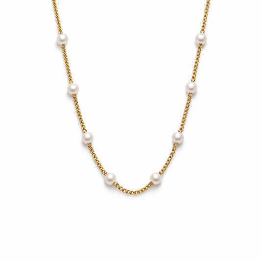Nura Pearl Necklace 18K Gold