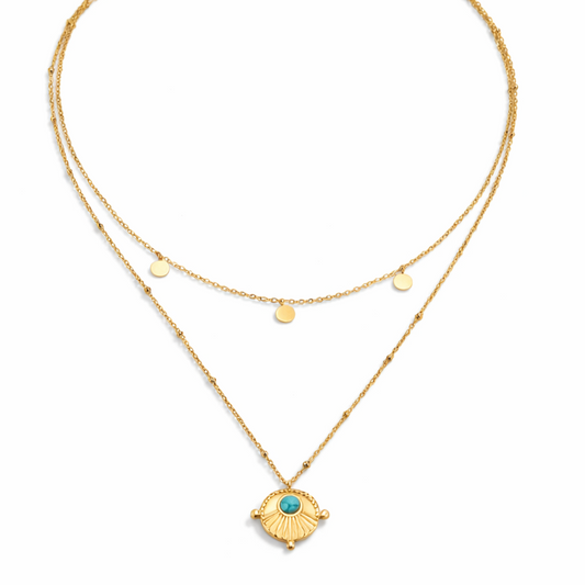 Layered Turquoise Necklace
