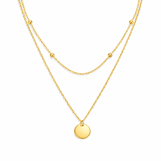 Layered Disc Necklace