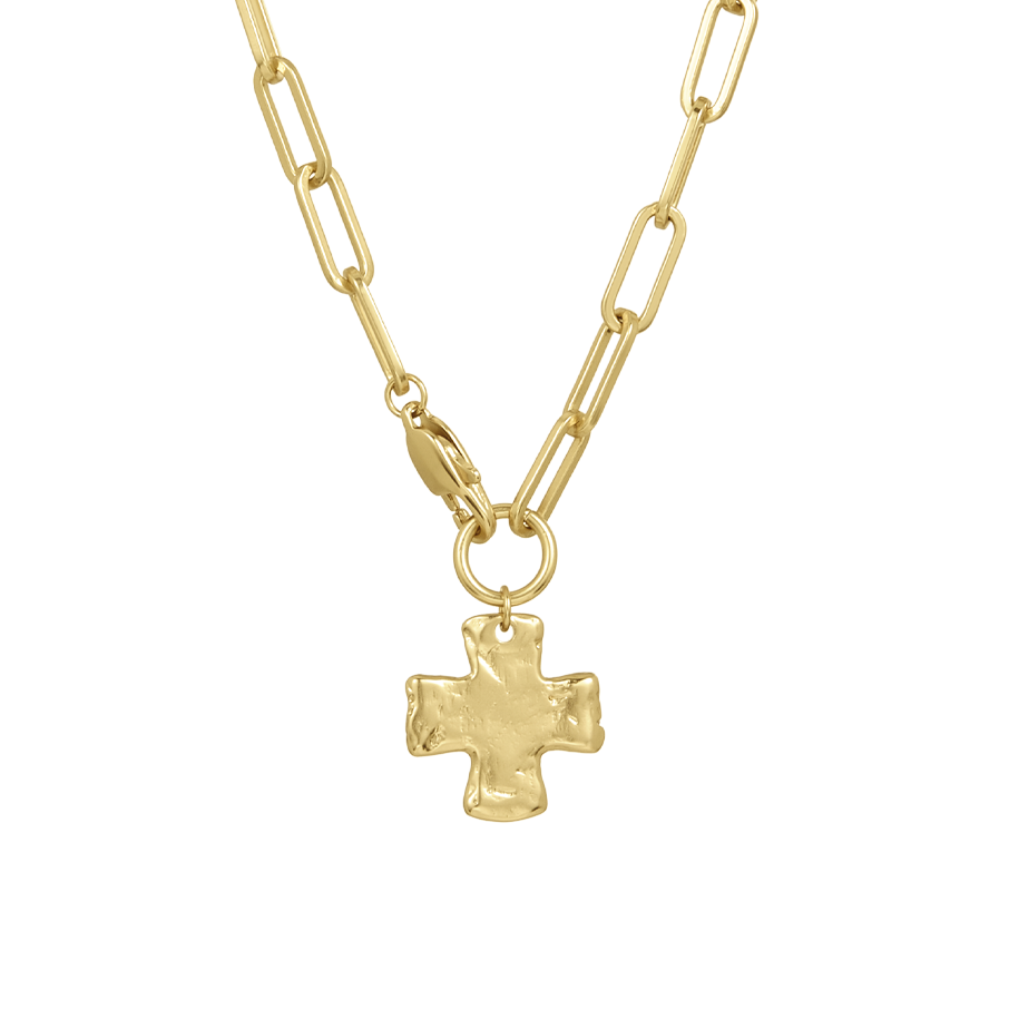 Chunky Cross Necklace