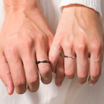 Love Promise Ring Set for Couples