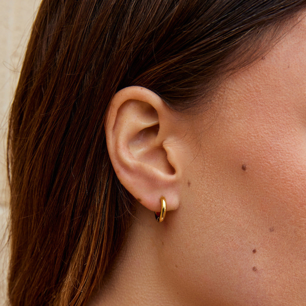 Gold Trio Mini Hoops Set