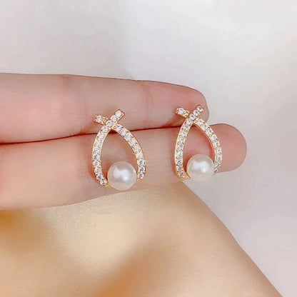 Pearl & Sequin Earrings