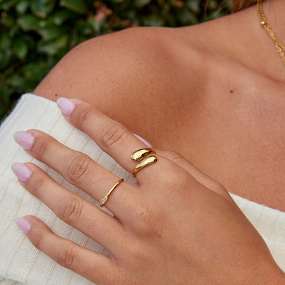 Raven Gold Ring