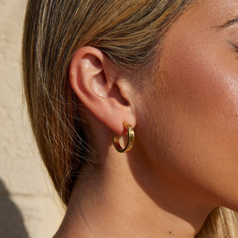 Small Heart Hoops