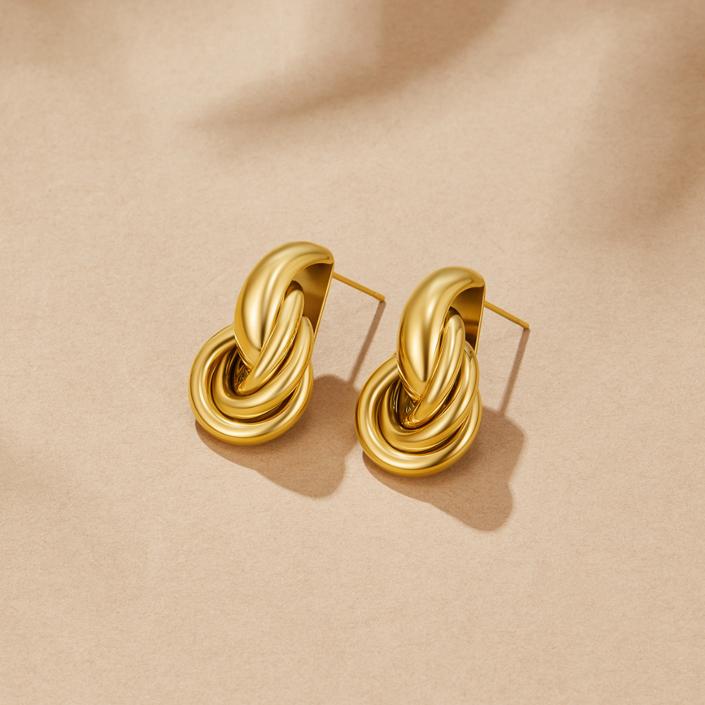 Sofia Twist Hoops