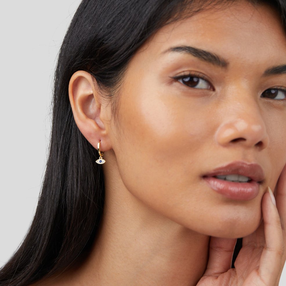 Blue Eye Earrings