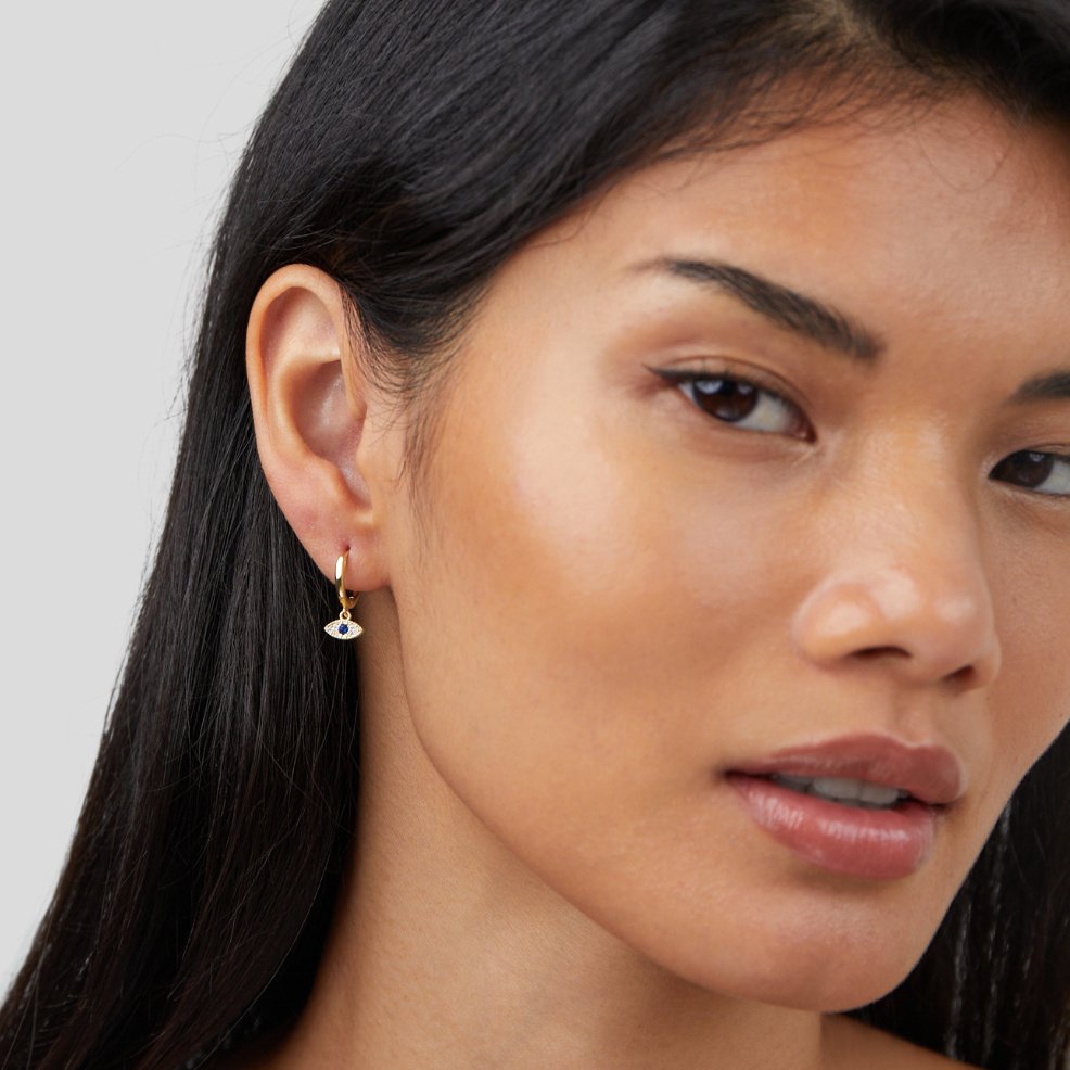 Blue Eye Earrings