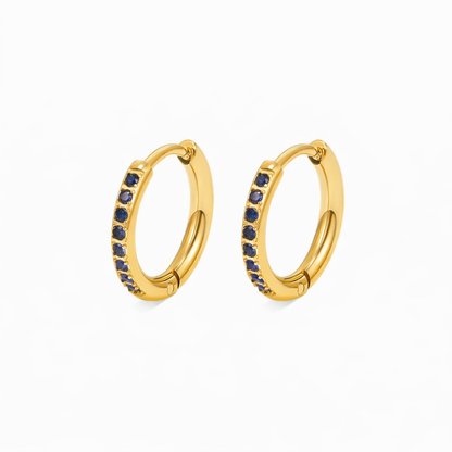 Blue Eternity Hoops
