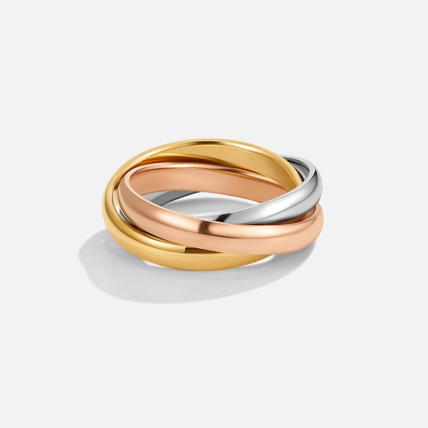 Elena Two-Tone Loop Ring