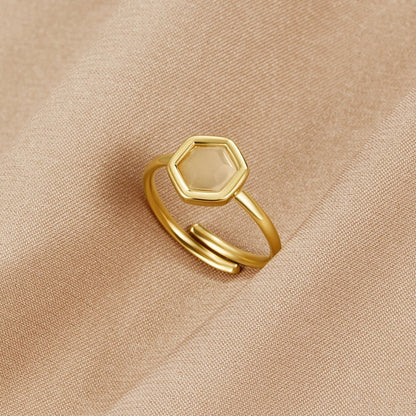 Ember Gold Stone Ring