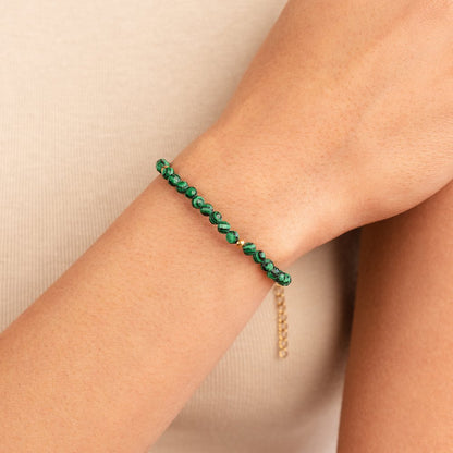 Beaded Emerald Bracelet
