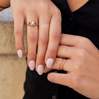 Infinity Gold Ring