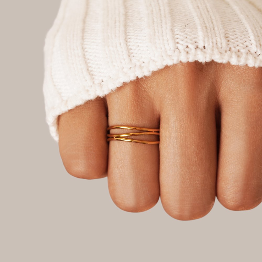 Infinity Gold Ring