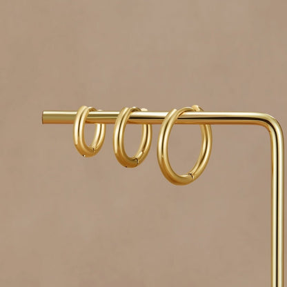Gold Trio Mini Hoops Set