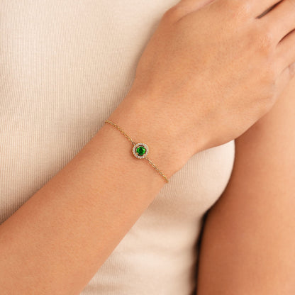 Green Emerald Bracelet