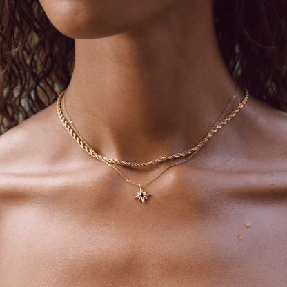 Emerald Star Necklace