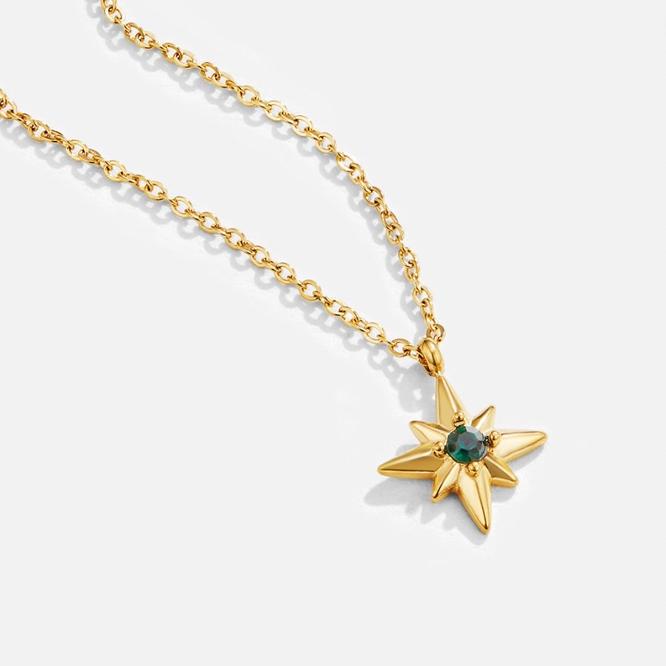 Emerald Star Necklace