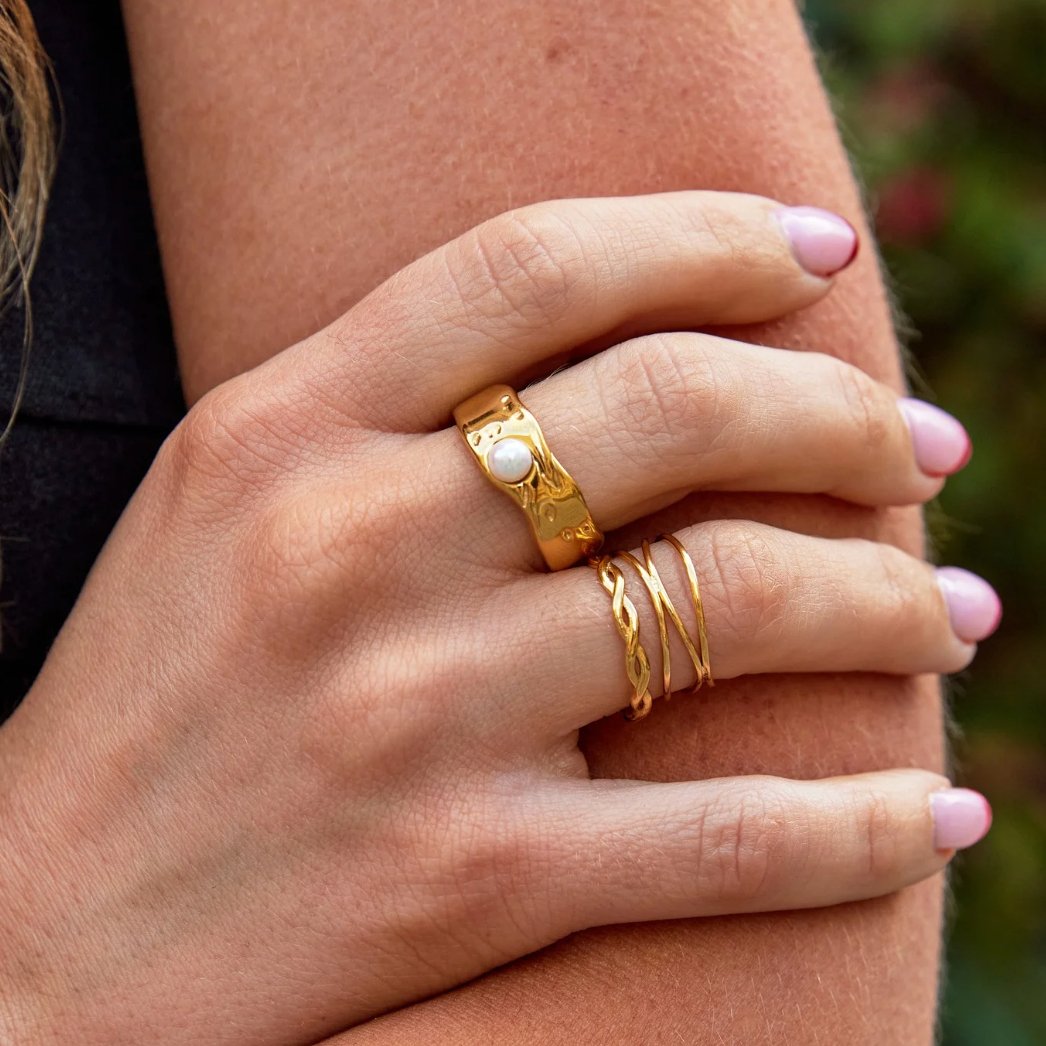 Twisted Gold Ring
